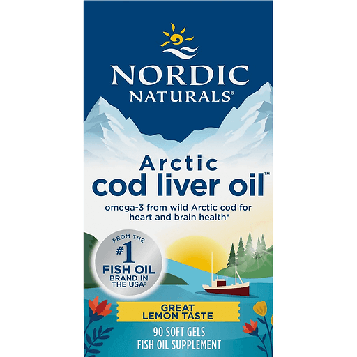 Nordic Naturals Arctic Cod Liver Oil Soft Gels - Lem