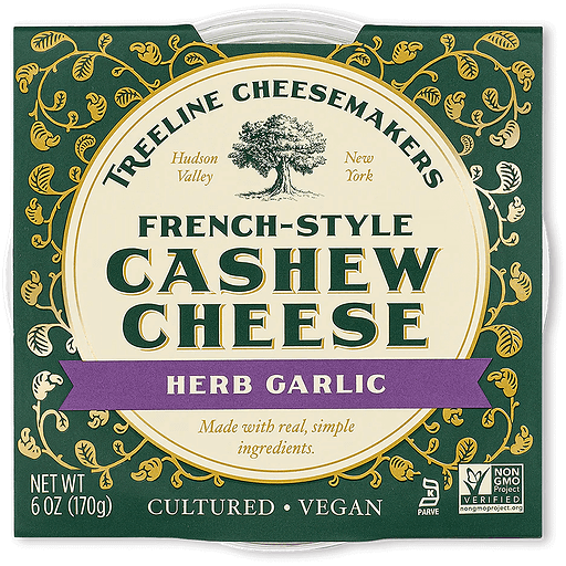 Treeline Cashew Cheese, Herb Garlic, French Style 6 oz