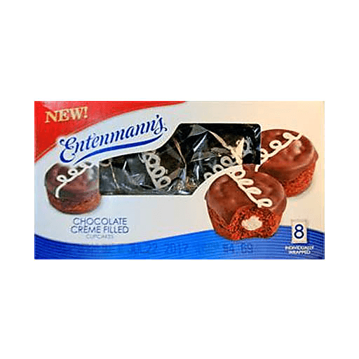 Entenmanns Cupcakes Chocolate Creme Filled 8 Ea Donuts Pies