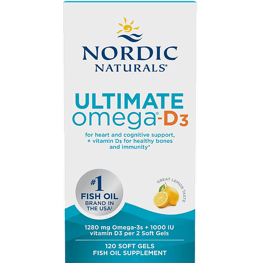Nordic Naturals Ultimate Omega-D3  Lemon